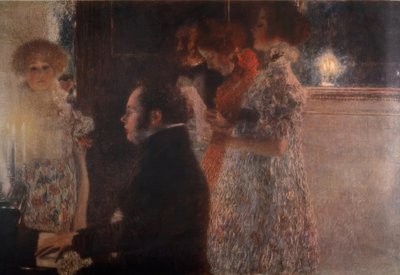 Schubert ved pianoet av Gustav Klimt
