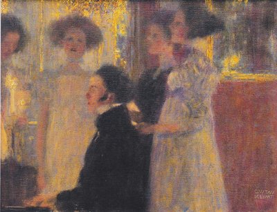 Schubert ved pianoet I av Gustav Klimt