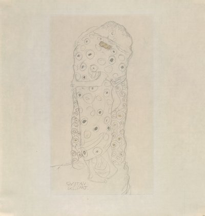 Stående par elskere av Gustav Klimt