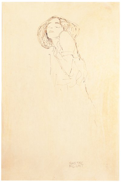 Kvinne fra venstre av Gustav Klimt
