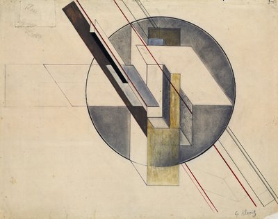 Konstruksjon, 1921 av Gustav Klutsis