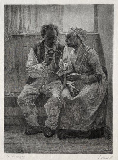 Leiedagen, 1887. av Gustav Kruell