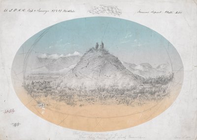 Hot Spring Mound i av Gustav Sohon