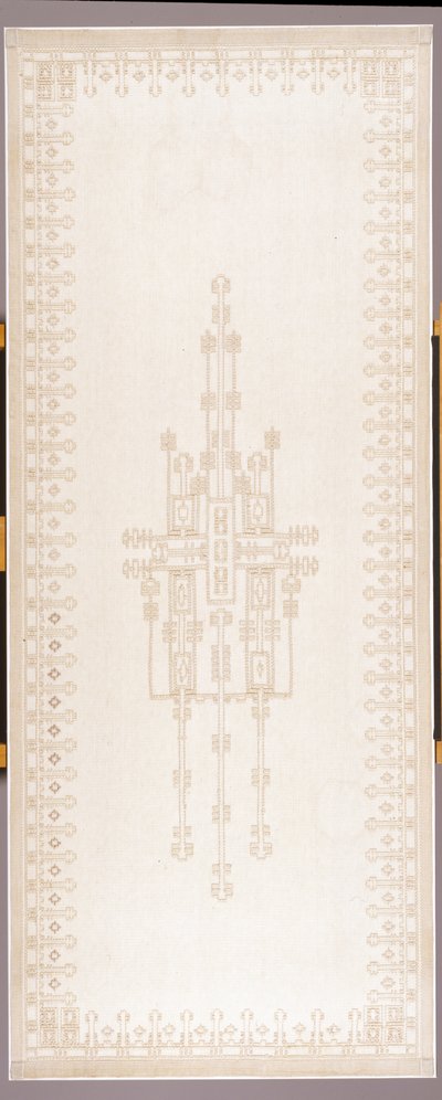 Gardinpanel, ca. 1908 (bomull og lin) av Gustav Stickley