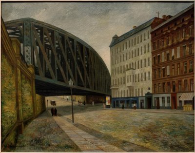 Bro over Ackerstraße Berlin Nord av Gustav Wunderwald