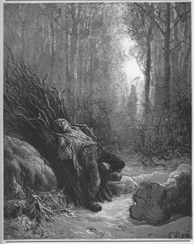 La Mort et le bucheron - Death and the woodman - from 