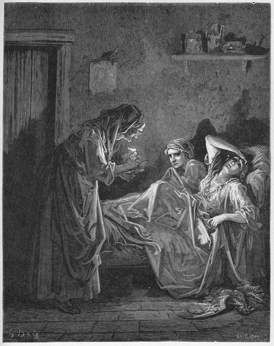 La Vieille et les deux Servantes - The Old Woman And Her Two Servants - from 