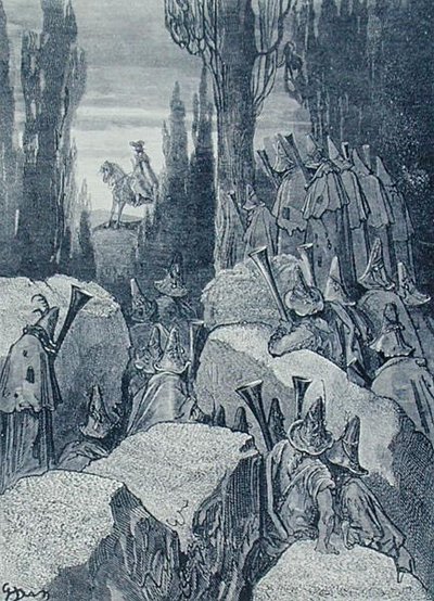 Munchausen Among the Brigands, fra 