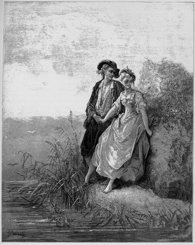 Tircis et Amarante - Tircis and Amaranth - (The shepherd and shepherdess) - from 