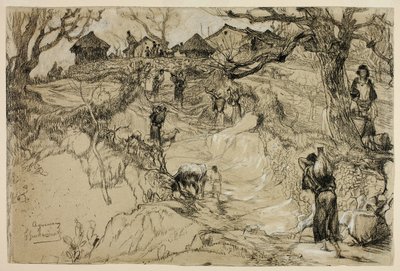 Aquemoun, Algerie av Gustave Achille Guillaumet