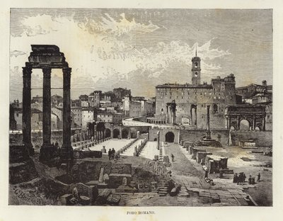 Forum Romanum av Gustave Bauernfeind