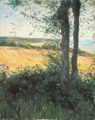 Ved havet, Normandie, 1884 av Gustave Caillebotte