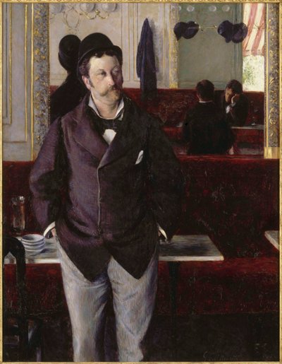 På en kafé, 1880. av Gustave Caillebotte