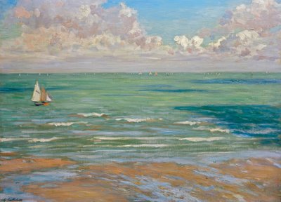 Marine (od. Marine, regattaer i Villers) av Gustave Caillebotte