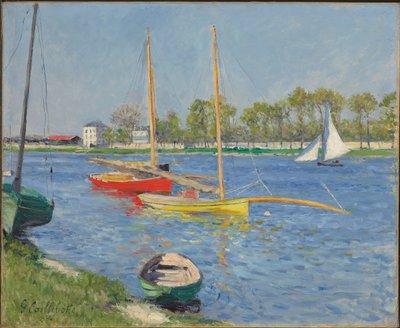 Seinen ved Argenteuil, 1882 av Gustave Caillebotte