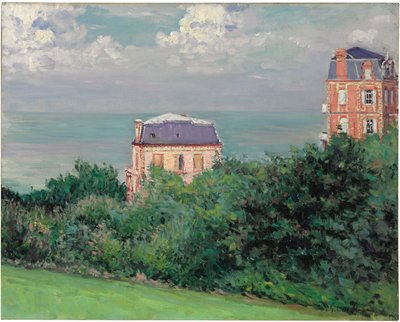 Villaer i Villers-sur-Mer (olje på lerret) av Gustave Caillebotte