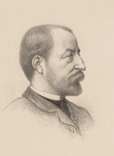 Portrett av komponisten Camille Saint-Saëns 1835-1921, 1884. av Gustave Clarence Rodolphe Boulanger