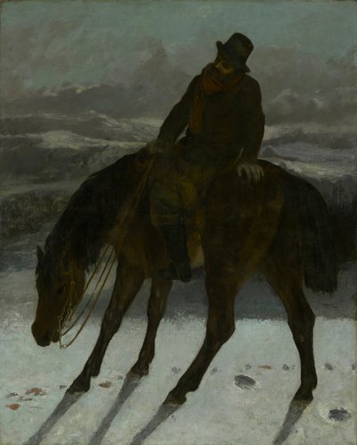 Jeger til hest av Gustave Courbet