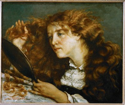 Jo, en skjønnhet fra Irland (olje på lerret) av Gustave Courbet