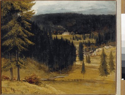La ferme des Pussets av Gustave Courbet