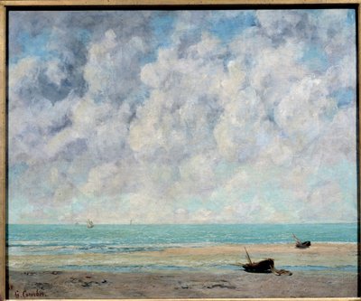 Havet i stille vær av Gustave Courbet
