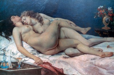 Søvn, 1866 av Gustave Courbet