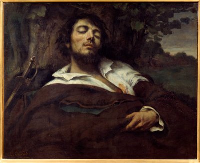 Wesse Man-maleriet av Gustave Courbet (1819-1877) 1844 Søn. 0,81x0,97 m Paris, Orsay-museet av Gustave Courbet