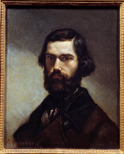 Portrett av Jules Valles (1832-1885) forfatter, journalist og politiker. Maleri av Gustave Courbet (1819-1877) av Gustave Courbet