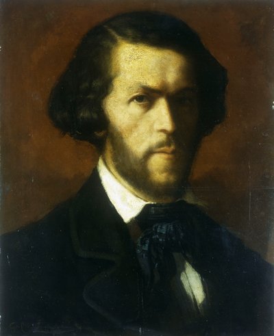 Portrett av en gentleman av Gustave Courbet
