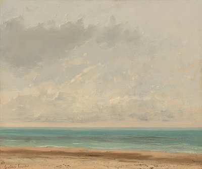 Stille hav. 1866 av Gustave Courbet
