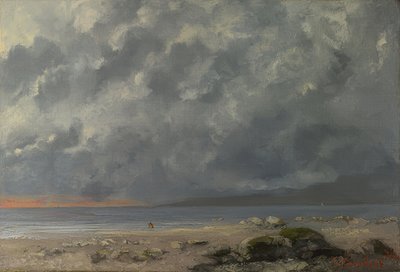 Strandmusikk. 1874 av Gustave Courbet