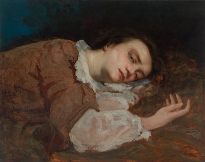 Studie for The Ladies of the Banks of the Seine Summer, 1856 av Gustave Courbet