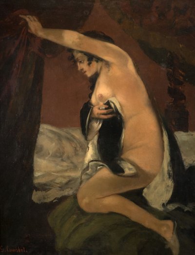 Studie for Venus i Venus og psyke, 1865. av Gustave Courbet