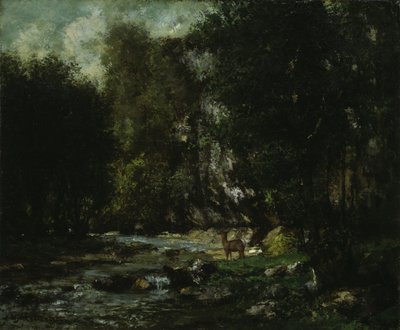 Bekken i Les Puits-Noir, ca. 1855. av Gustave Courbet