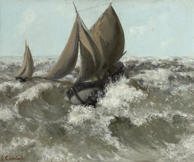 Seilbåten av Gustave Courbet