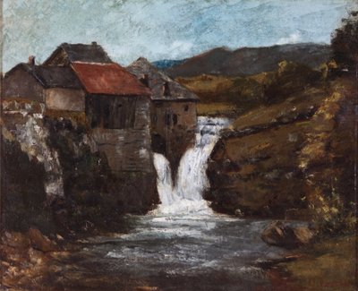 Møllen på Orbe av Gustave Courbet