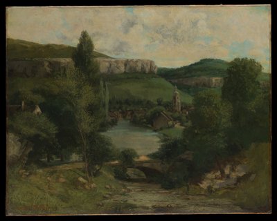 Utsikt over Ornans av Gustave Courbet