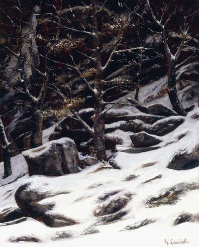 Vinter, ca. 1873 av Gustave Courbet
