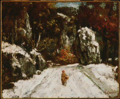 Vinter i Jura av Gustave Courbet