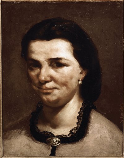 Kvinnens hode av Gustave Courbet