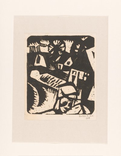 Landskap av Gustave De Smet (signed by artist)