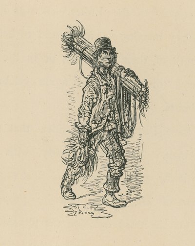 En skorsteinsfeier av Gustave Dore