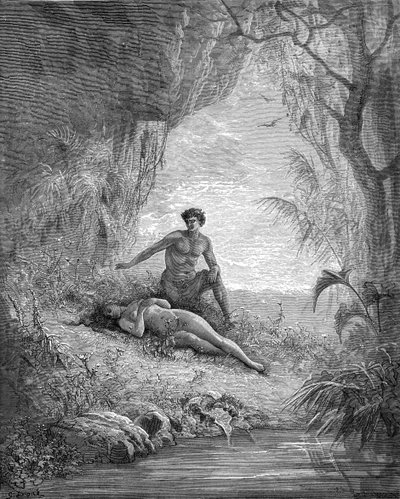 Adam og Eva - Bibelen av Gustave Dore