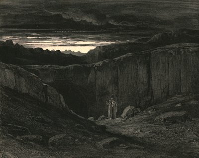 Alt håp forlates, dere som går inn her, c1890. av Gustave Dore