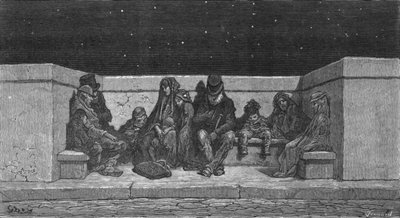 'Sov under stjernene', 1872. av Gustave Dore