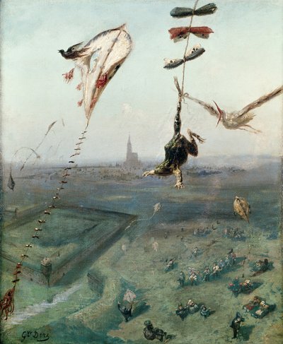 Mellom himmel og jord, 1862 av Gustave Dore