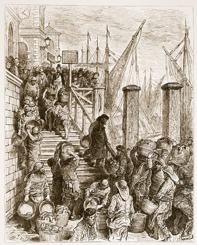 Billingsgate, Landing the Fish, fra 