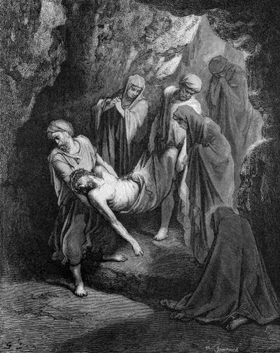 Begravelse av Jesus av Gustave Dore