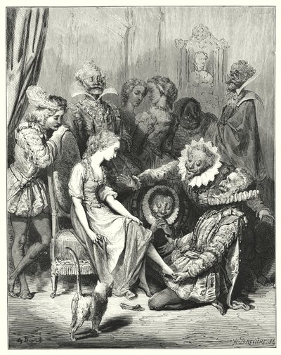 Cendrillon; Askepott (gravering) av Gustave Dore