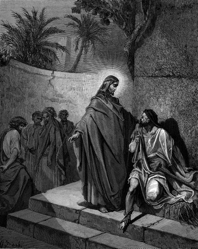 Christ healing the man sick of the palsy, 1866   1168338   no       norwegian Successfully Translated  Original: Italienische Landschaft Translat: Italienische Landschaft 1345598 no norwegian Successfully Translated Original: Landscape Translat: Landscape  av Gustave Dore